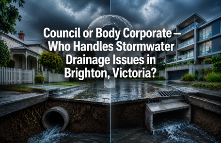 Council Body Corporate — Handles Stormwater Drainage Issues Brighton, Victoria?